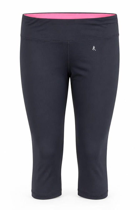 Atmosphere Womens Grey Polyester Cropped Leggings Size 10