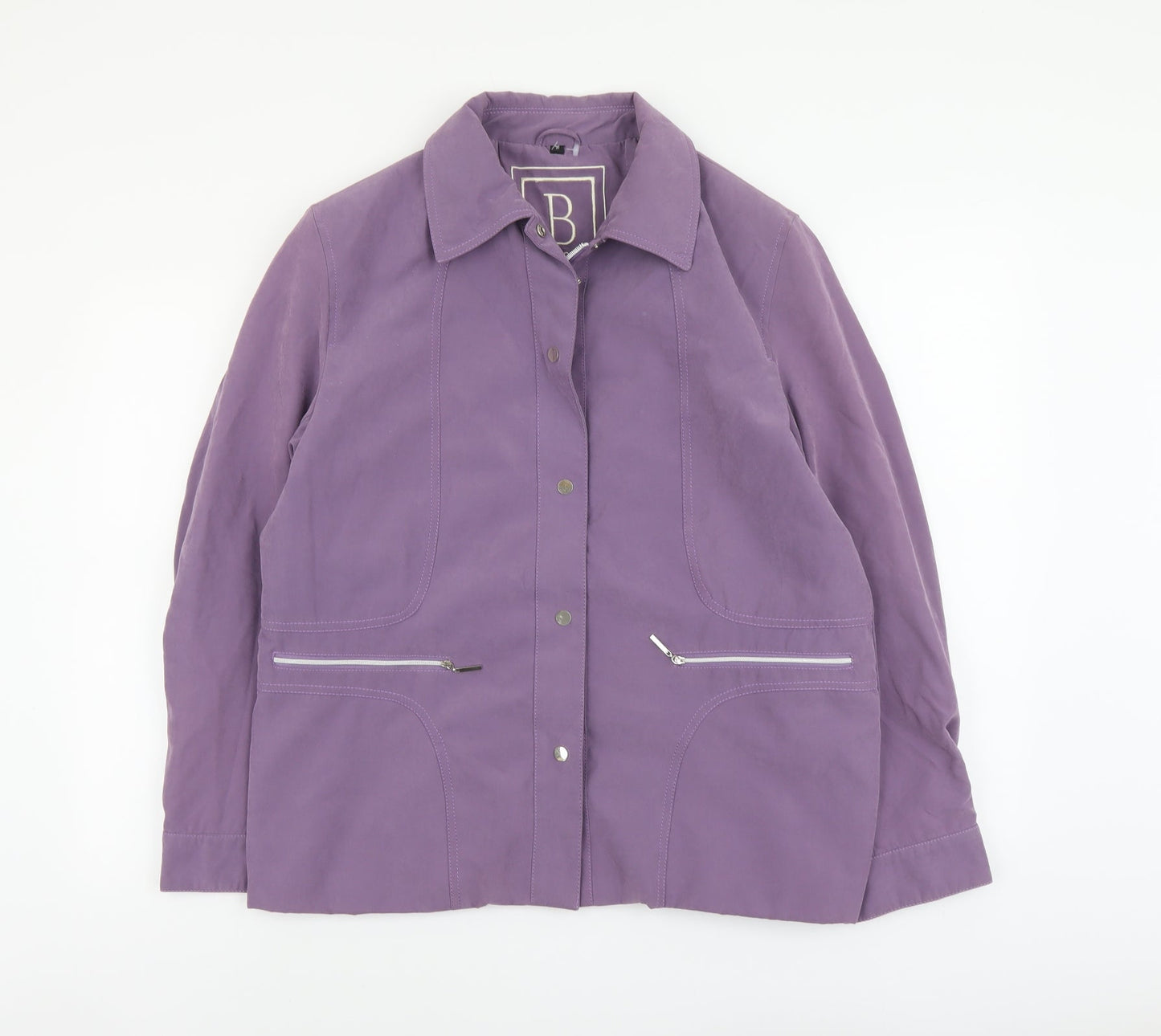 Blamoral Womens Purple Jacket Size 16 Zip