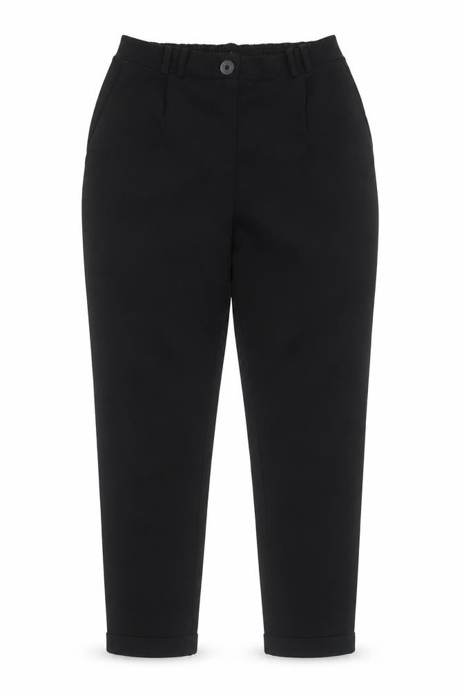 Terranova Womens Black Polyester Trousers Size S Regular Zip