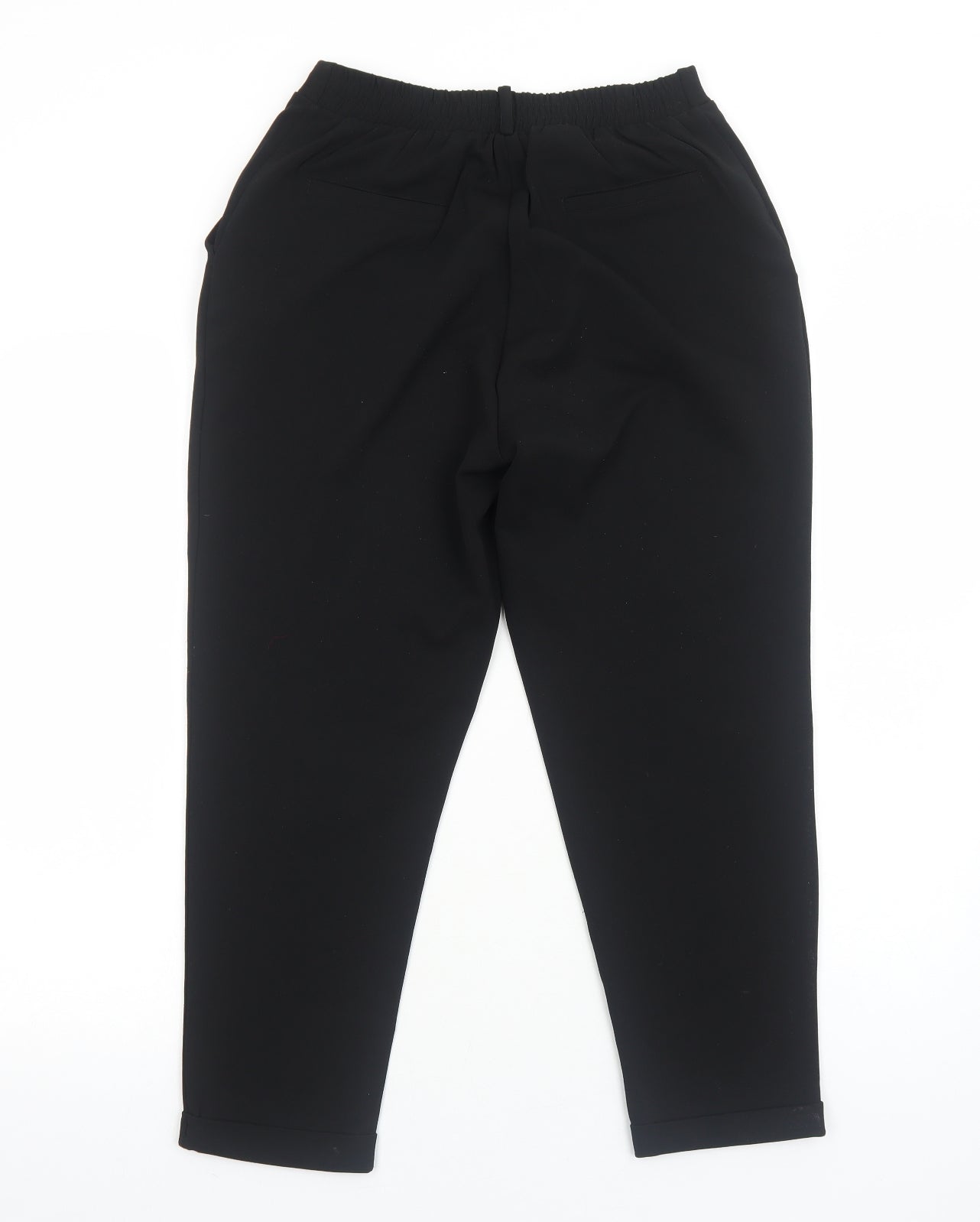 Terranova Womens Black Polyester Trousers Size S Regular Zip