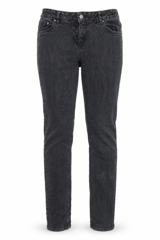 George Womens Black Cotton Skinny Jeans Size 12 Regular Zip