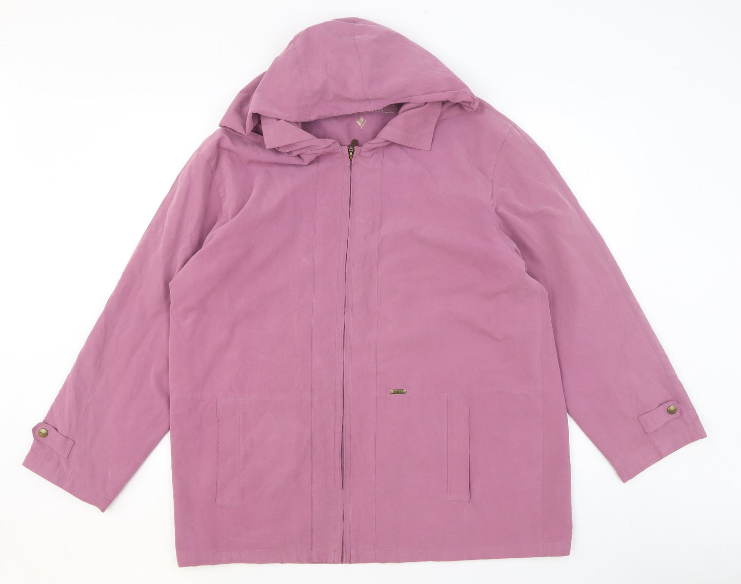 Astraka Womens Pink Jacket Size L Zip