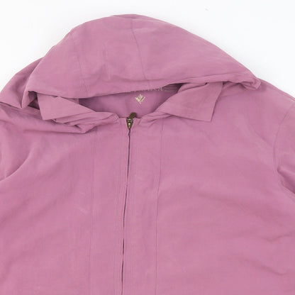 Astraka Womens Pink Jacket Size L Zip