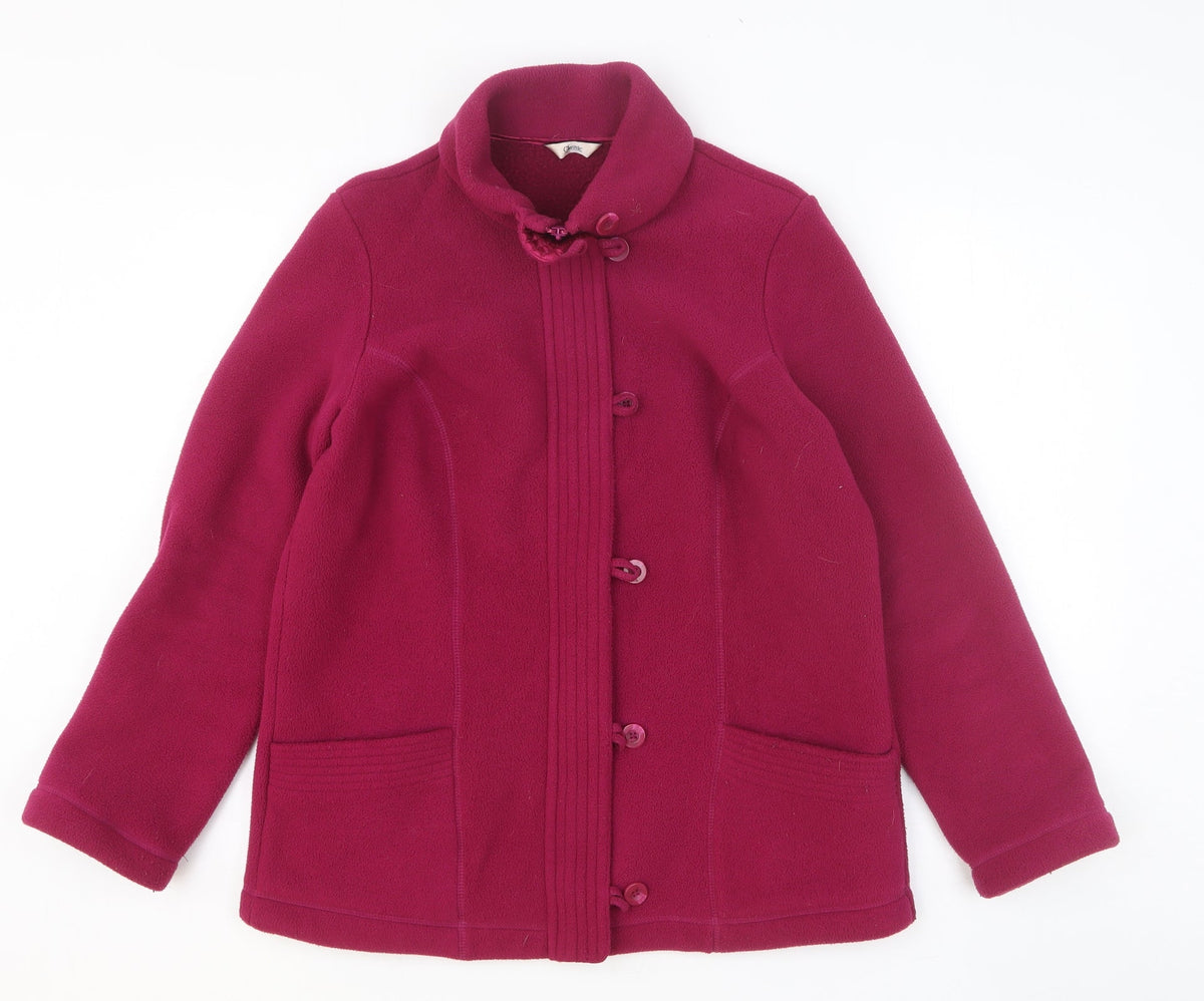 Marks & Spencer Womens Purple Jacket Size 14 Zip