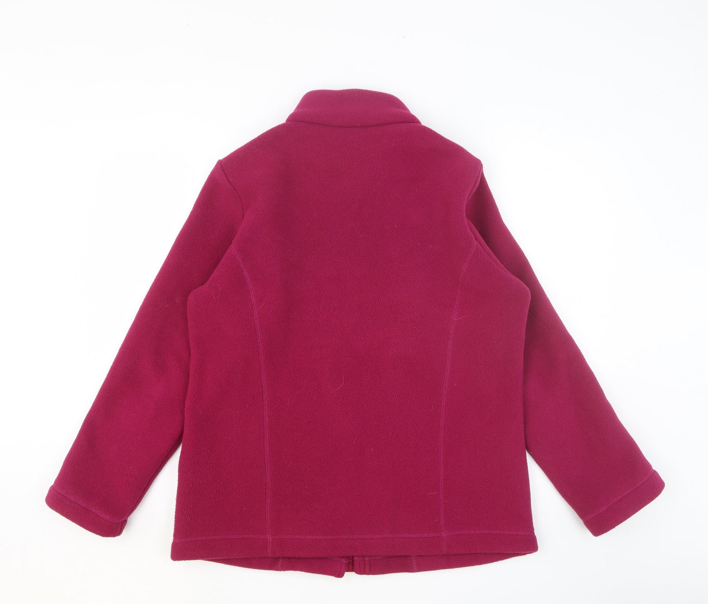 Marks & Spencer Womens Purple Jacket Size 14 Zip