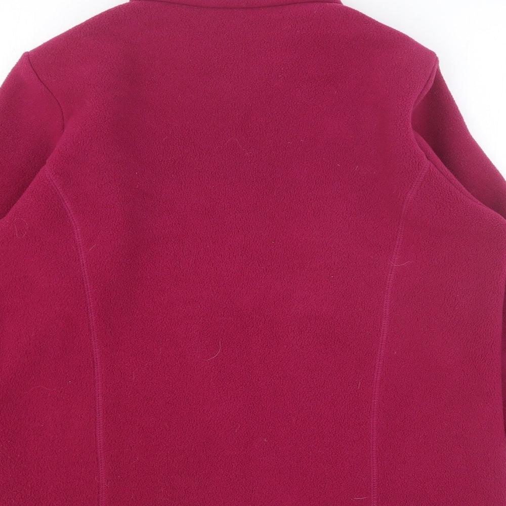 Marks & Spencer Womens Purple Jacket Size 14 Zip