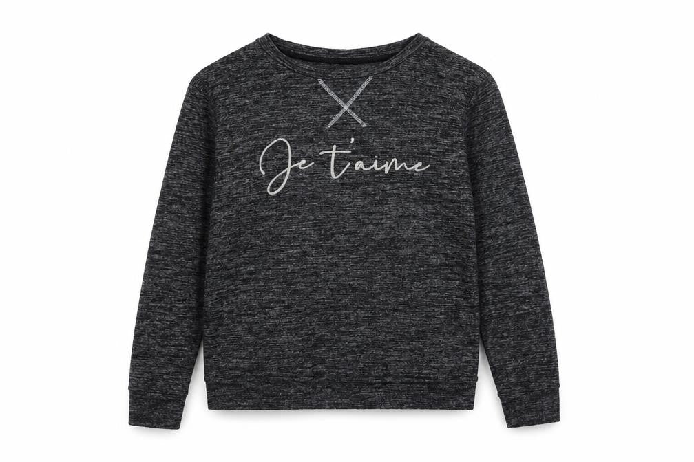 loungewear Womens Grey Round Neck Polyester Pullover Jumper Size 12 - Je Taime