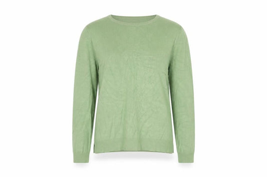Peacocks Womens Green Round Neck Viscose Pullover Jumper Size 12