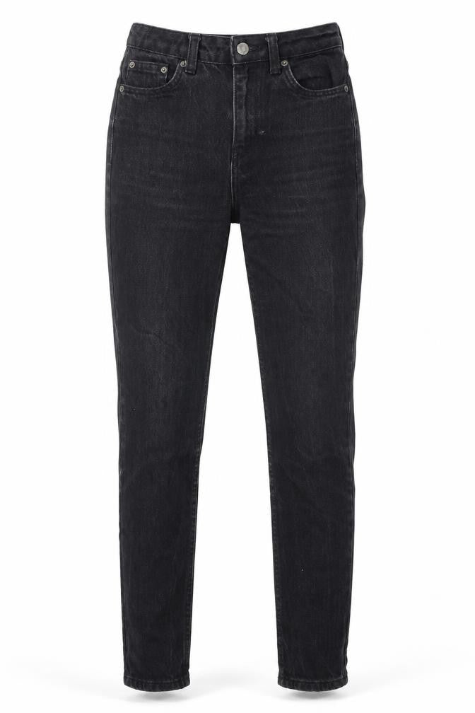 Topshop Womens Black Cotton Skinny Jeans Size 25 in Regular Zip