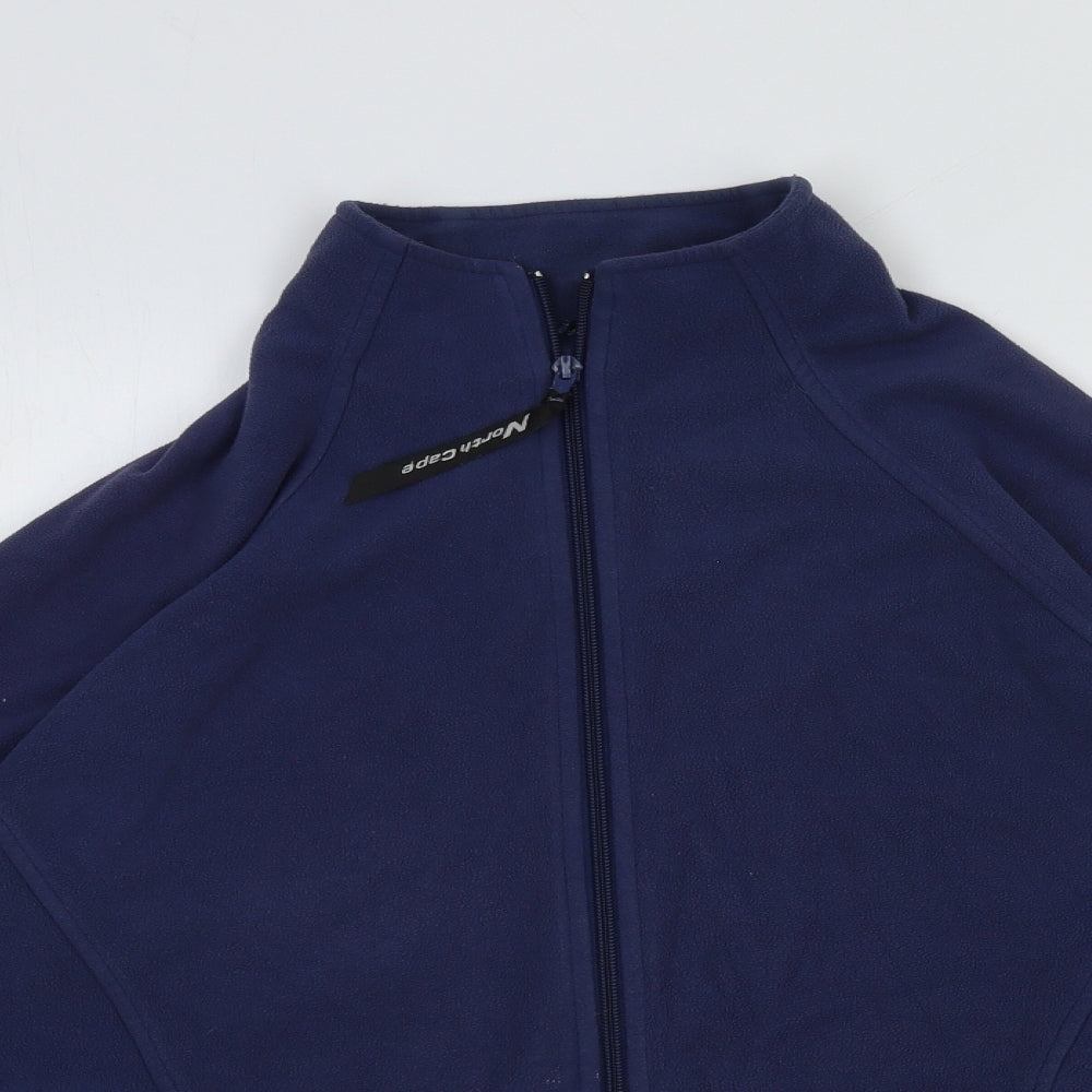 North Cape Womens Blue Jacket Size M Zip