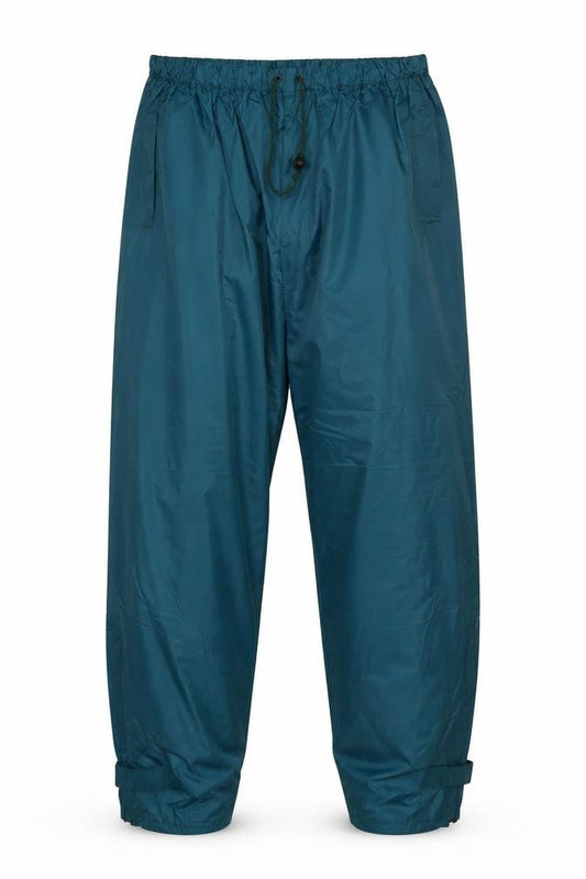 High Country Mens Green Nylon Rain Trousers Trousers Size L Regular Tie