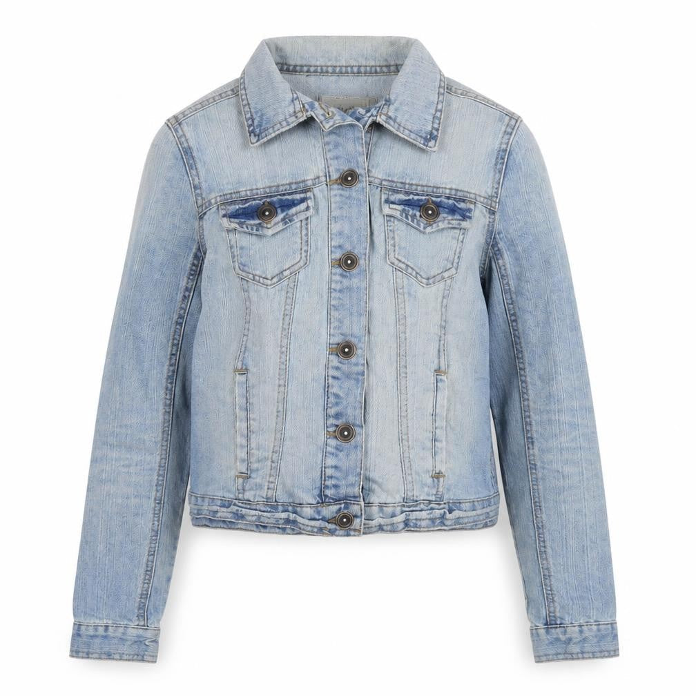 New Look Womens Blue Jacket Size 8 Button