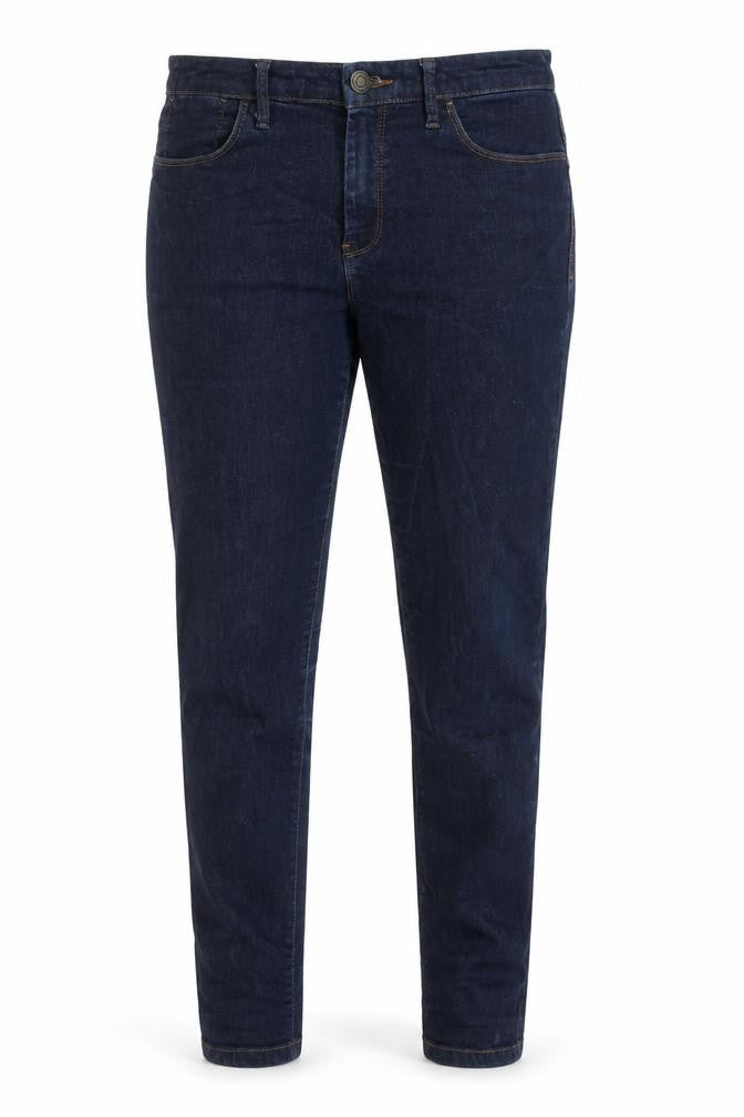 Marks & Spencer Womens Blue Cotton Skinny Jeans Size 10 Regular Zip