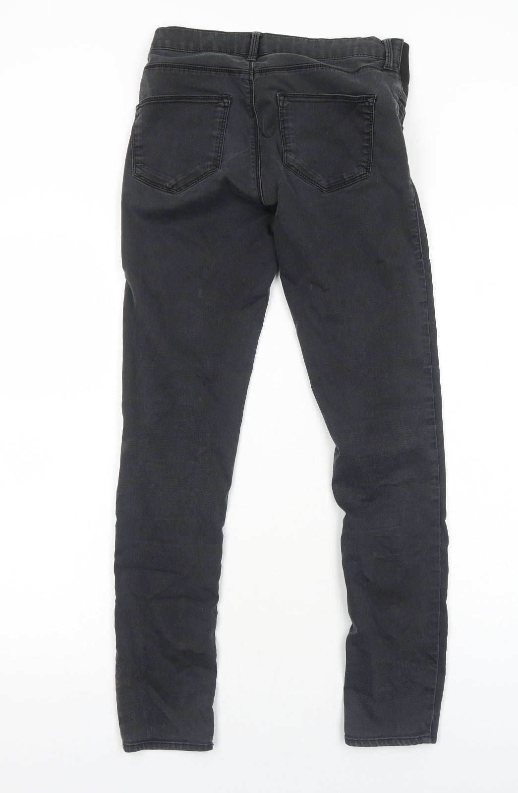 Topshop Womens Black Cotton Jegging Jeans Size 8 Regular
