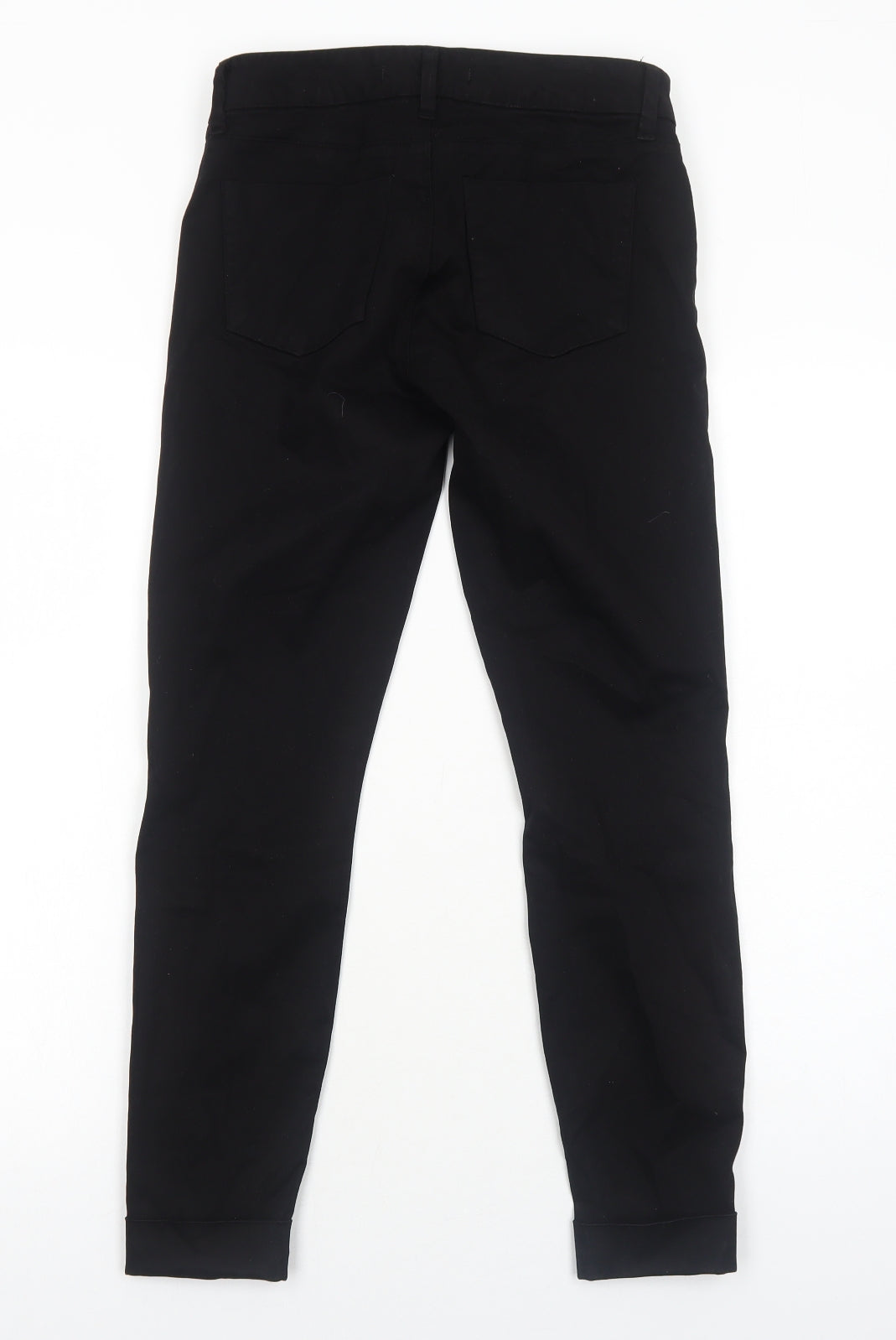 J Brand Womens Black Cotton Skinny Jeans Size 6 Regular Zip