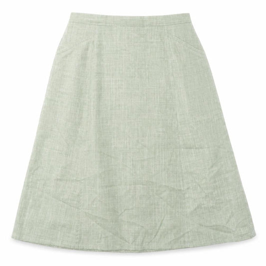 Cotswold Womens Green Polyester A-Line Skirt Size 14 Zip