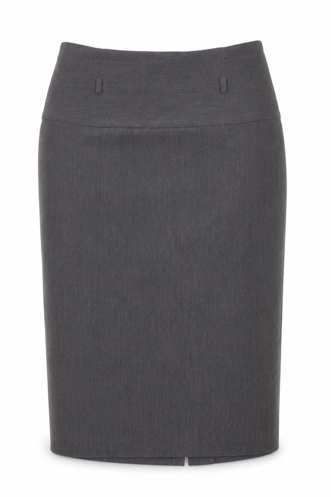 Papaya Womens Grey Polyester Straight & Pencil Skirt Size 8 Zip
