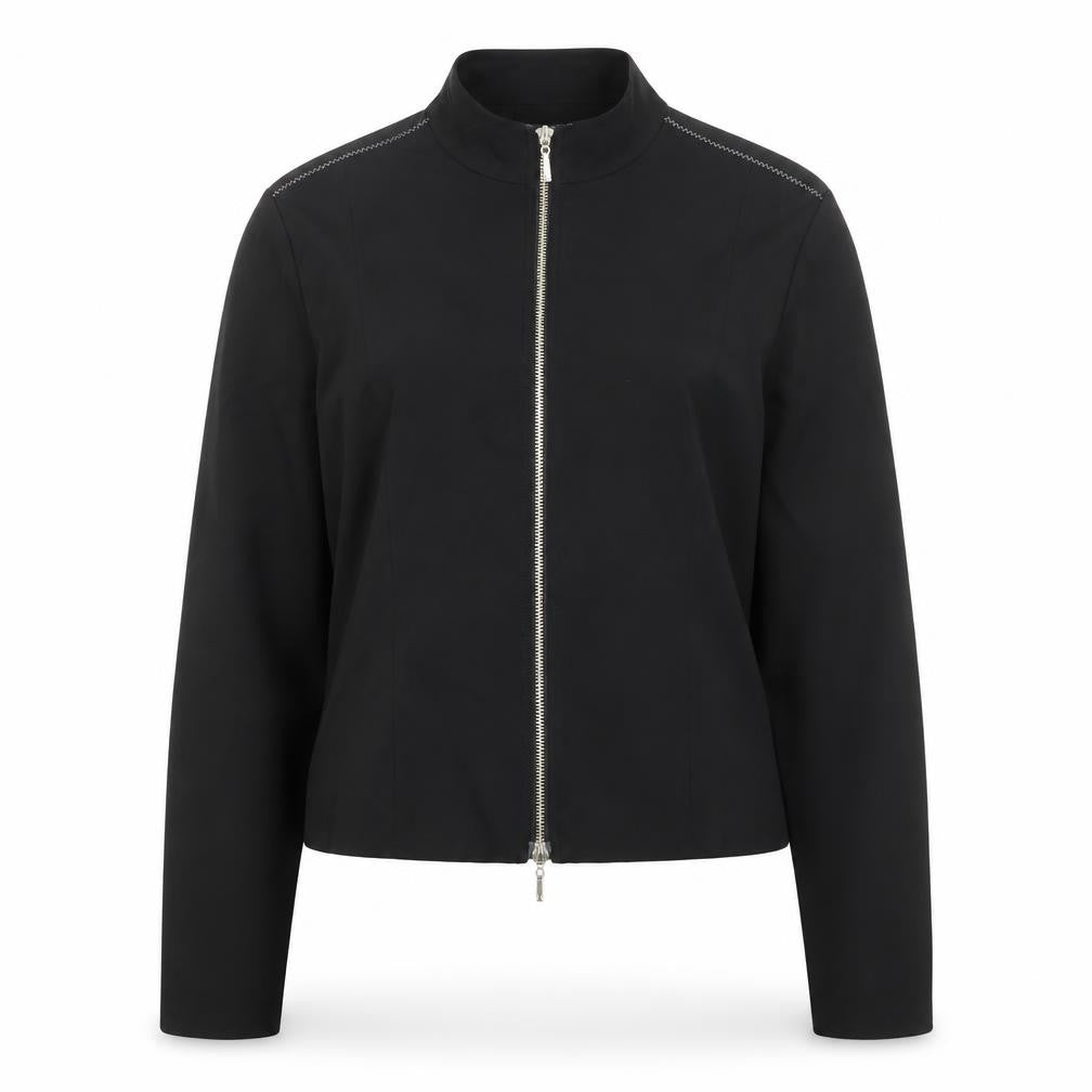 Apart Womens Black Jacket Size 14 Zip