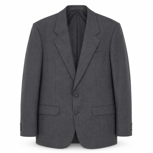 The Label Mens Grey Polyester Jacket Suit Jacket Size 40 Regular