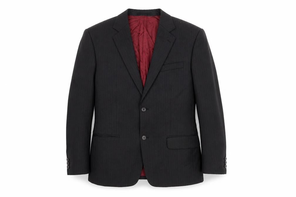 Brooke Taverner Mens Black Polyester Jacket Blazer Size 40 Regular