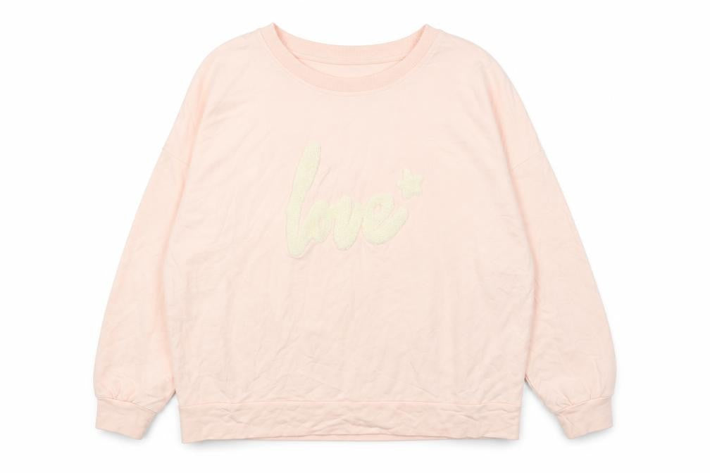 Wallis Womens Pink Viscose Pullover Sweatshirt Size M Pullover - Love