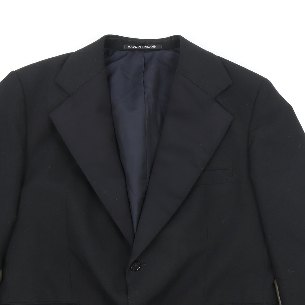 Burton Mens Black Polyester Jacket Suit Jacket Size M Regular