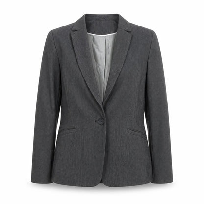 Next Womens Grey Polyester Jacket Blazer Size 10
