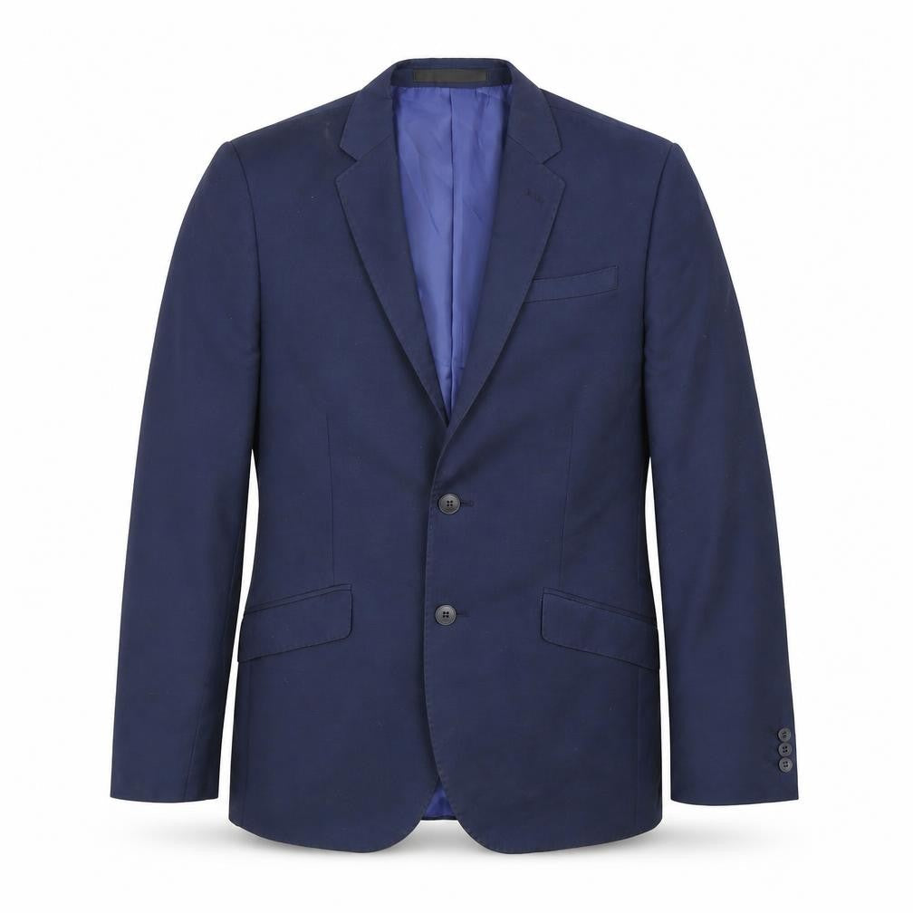 Marks & Spencer Mens Blue Polyester Jacket Suit Jacket Size M Regular