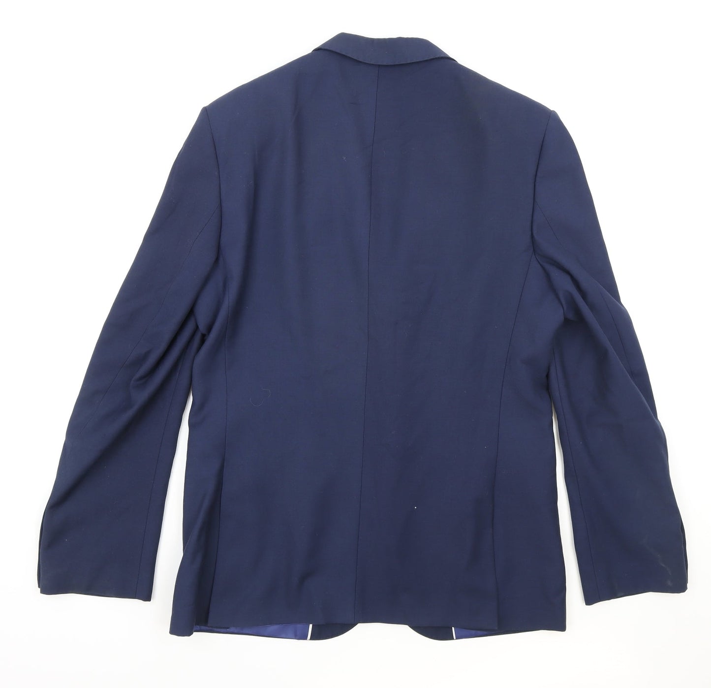 Marks and Spencer Mens Blue Polyester Jacket Suit Jacket Size M Regular