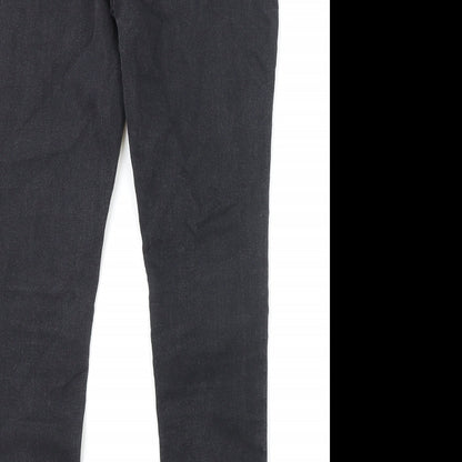 Marks & Spencer Womens Black Cotton Jegging Jeans Size 10 Regular
