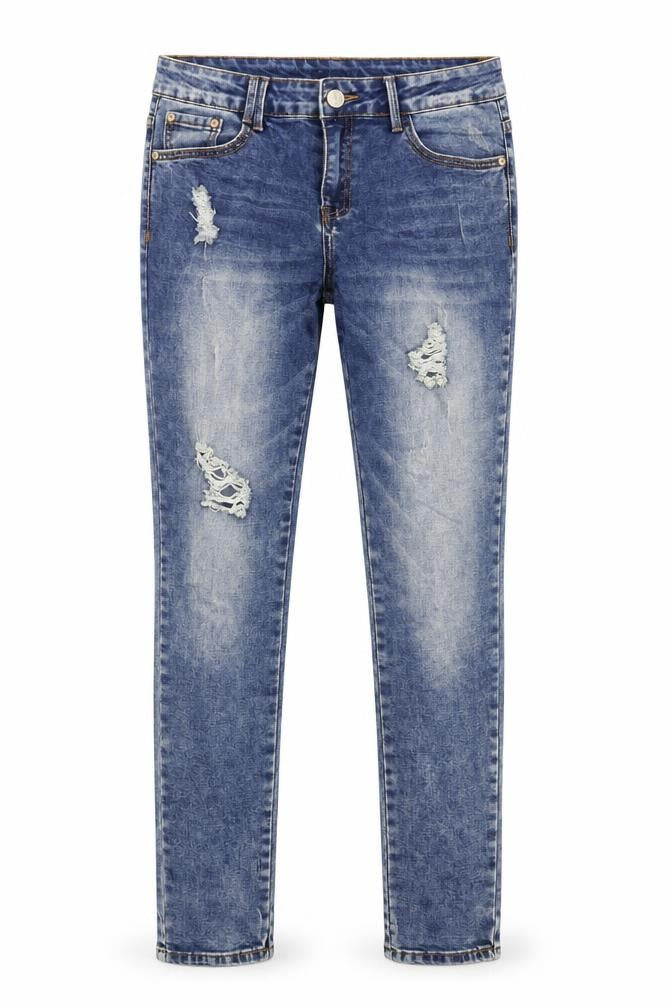 Glamorous Womens Blue Cotton Skinny Jeans Size M L31.5 in Regular Zip