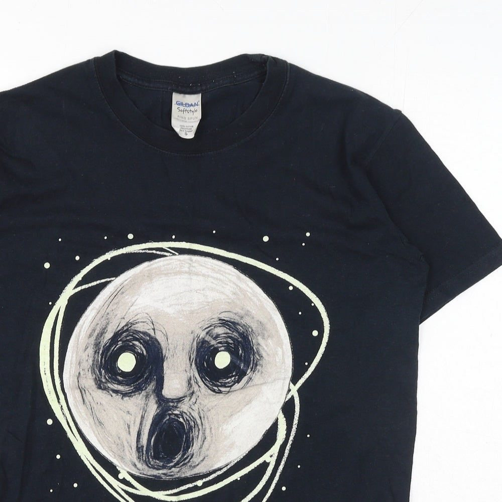 Gildan Womens Black Cotton Basic T-Shirt Size S Crew Neck - Steven Wilson