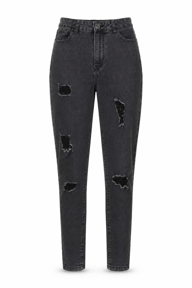 Boohoo Womens Black Cotton Skinny Jeans Size 10 L27 in Regular Zip