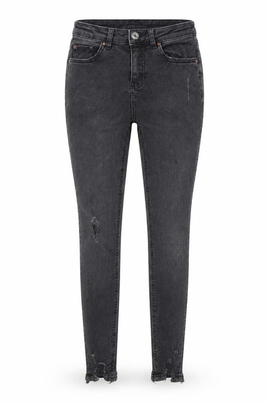 Denim & Co. Womens Black Cotton Skinny Jeans Size 8 L27 in Regular Zip