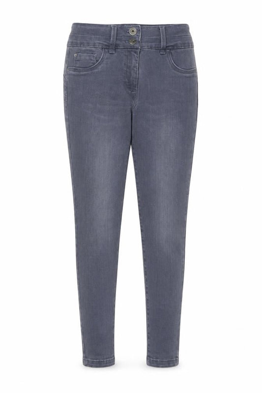 Next Womens Blue Cotton Skinny Jeans Size 10 L26 in Slim Button