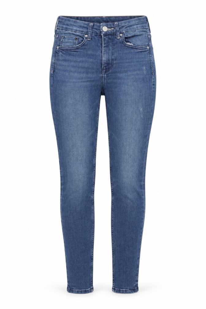 H&M Womens Blue Cotton Skinny Jeans Size 26 in L30 in Regular Button
