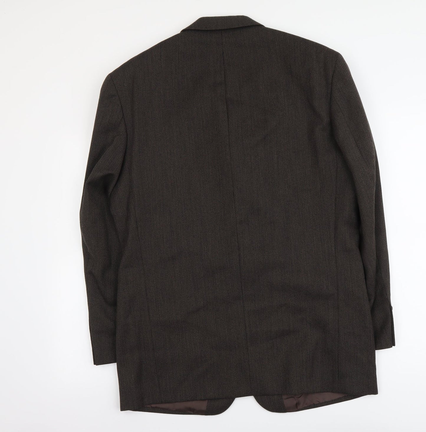 Ciro Citterio Mens Brown Wool Jacket Suit Jacket Size L Regular