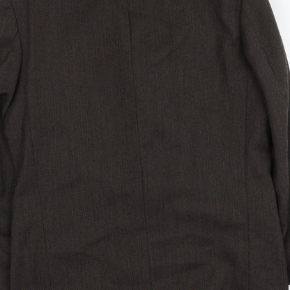 Ciro Citterio Mens Brown Wool Jacket Suit Jacket Size L Regular