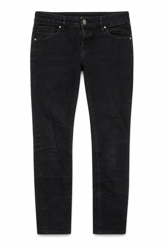 ASOS Womens Black Cotton Skinny Jeans Size 28 in L28 in Regular Zip
