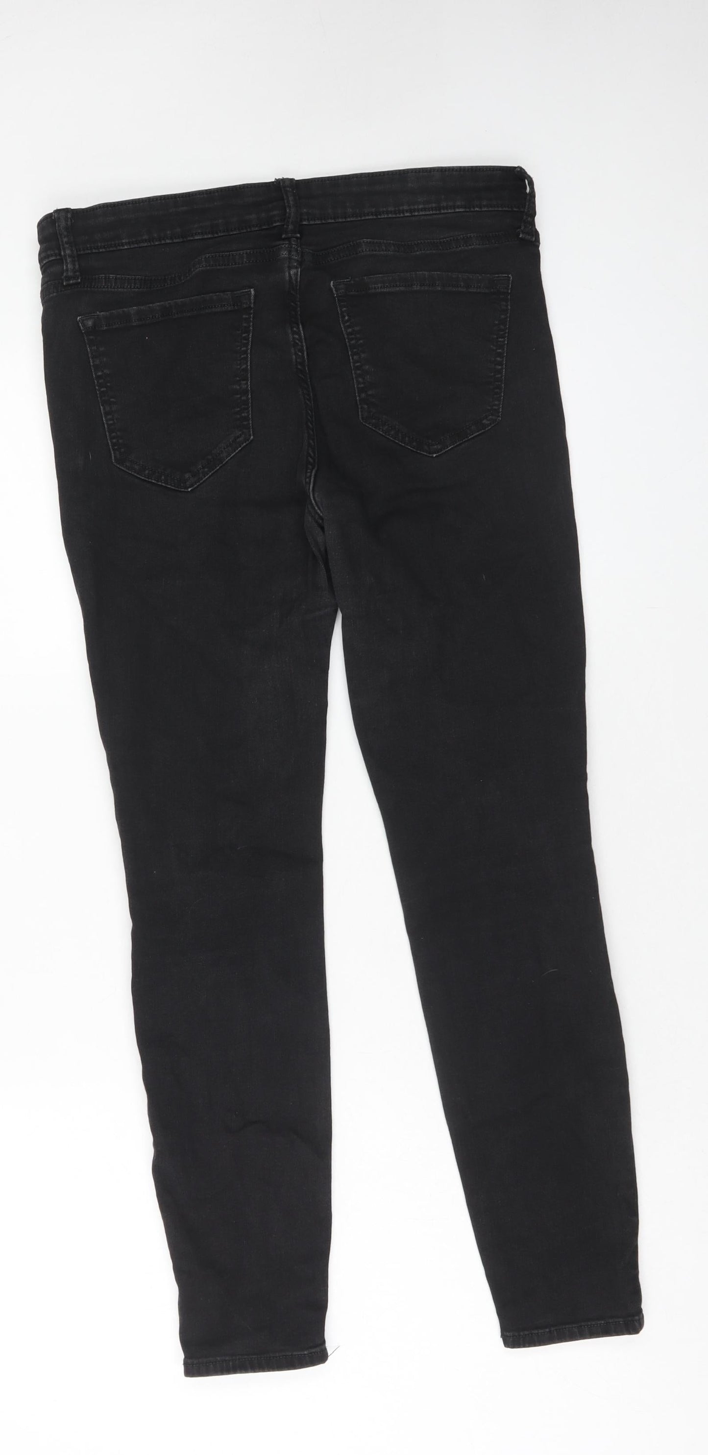 Gap Womens Blue Cotton Skinny Jeans Size 30 in Regular Zip