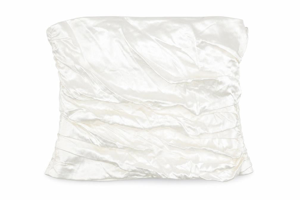 Zara Womens White Polyester Cropped Blouse Size 2XL Off the Shoulder