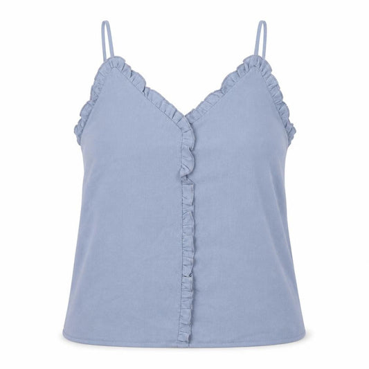 SheIn Womens Blue Polyester Camisole Tank Size S V-Neck