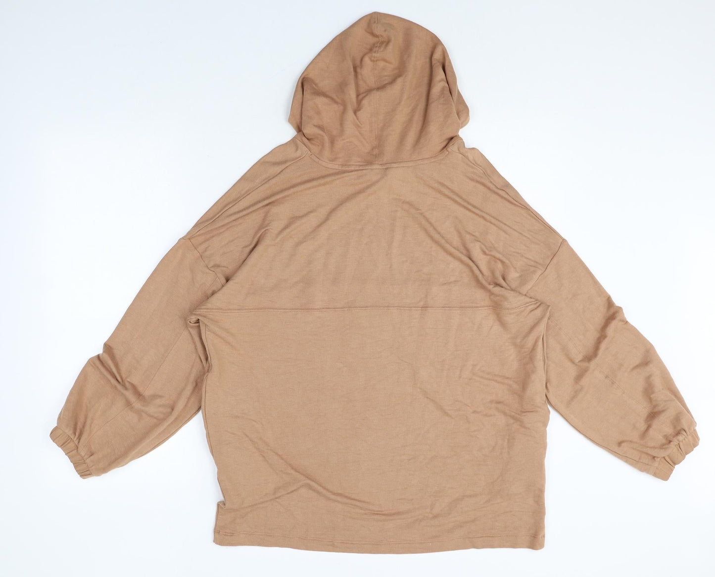Body Womens Brown Elastane Pullover Hoodie Size 12 Pullover - 360 Degree Stretch