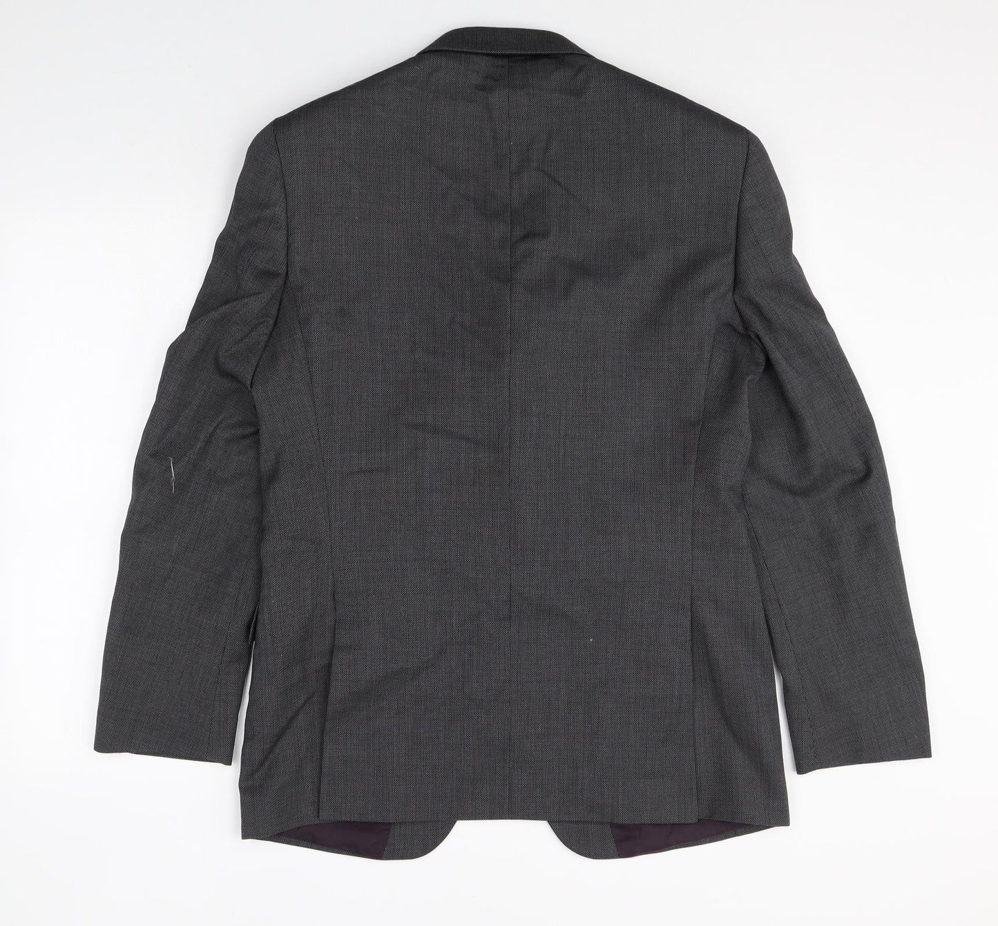 Marks and Spencer Mens Grey Wool Jacket Suit Jacket Size 40 Regular