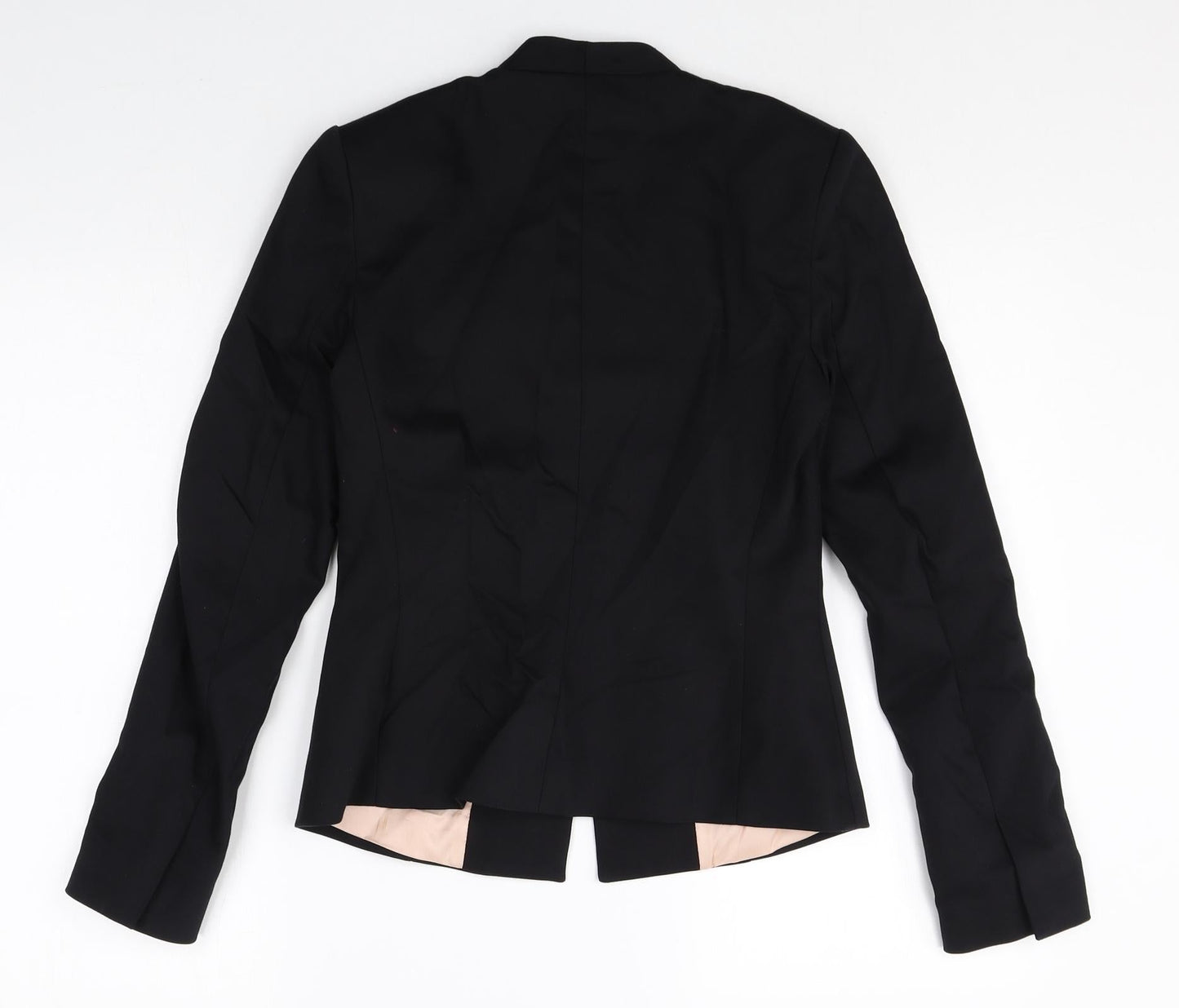 Vanilia Womens Black Acetate Jacket Blazer Size 8