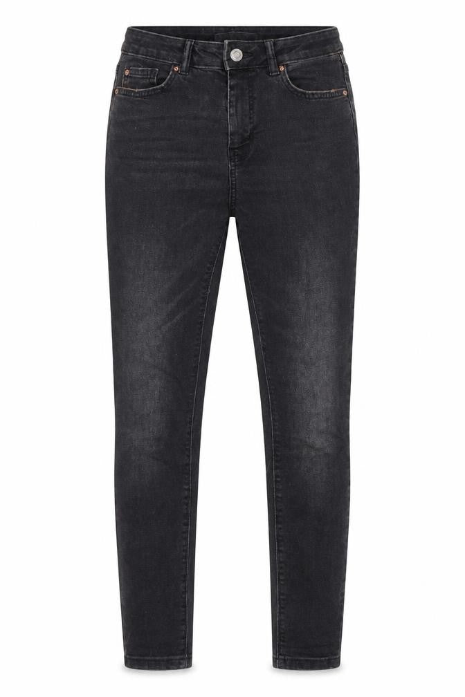 Denim & Co. Womens Black Cotton Skinny Jeans Size 8 L28 in Regular Zip