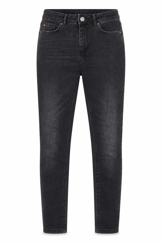 Denim & Co. Womens Black Cotton Skinny Jeans Size 8 L28 in Regular Zip