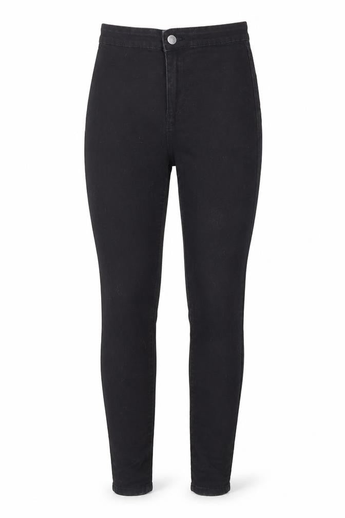 Denim & Co. Womens Black Cotton Skinny Jeans Size 8 L27 in Regular Zip
