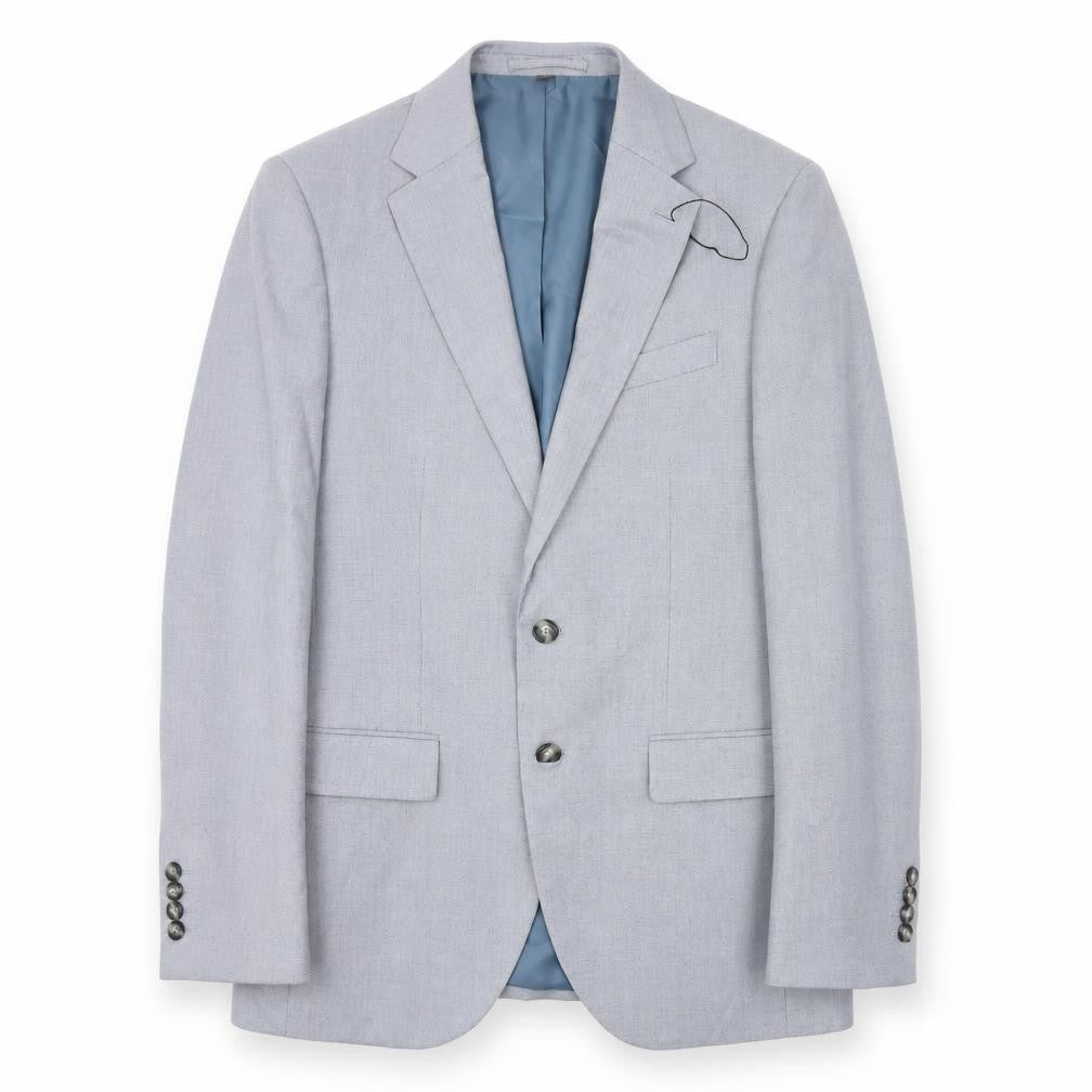 Marks & Spencer Mens Blue Polyester Jacket Suit Jacket Size 38 Regular