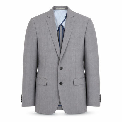 French Connection Mens Grey Plaid Polyester Jacket Suit Jacket Size M Regular